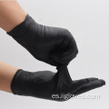 Guantes de nitrilo negro desechable Guantes de grado alimenticio al por mayor